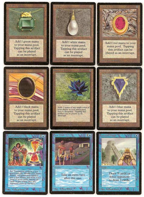 Aktered magic cards